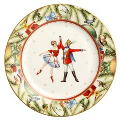 НАБОР ТАРЕЛОК ЗАКУСОЧНЫХ LEFARD "ЩЕЛКУНЧИК" 4 ШТ. 20,5 СМ (КОР=6НАБ.)