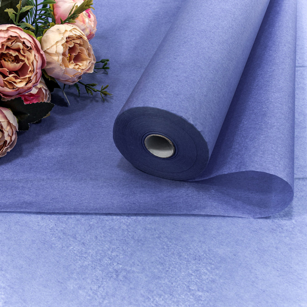 Бумага В рулоне "Тишью" 50 см х 120 м (Синий)