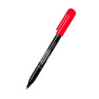 Маркер перманентный (стеклограф), красный, тонкий (12003807), 1шт.