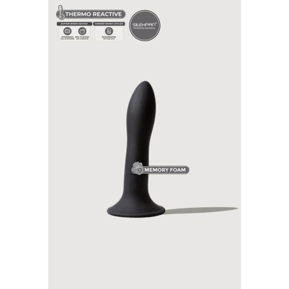 Реалистичный фаллоимитатор Adrien Lastic Hitsens 5 (12,9×2,4 см), чёрный