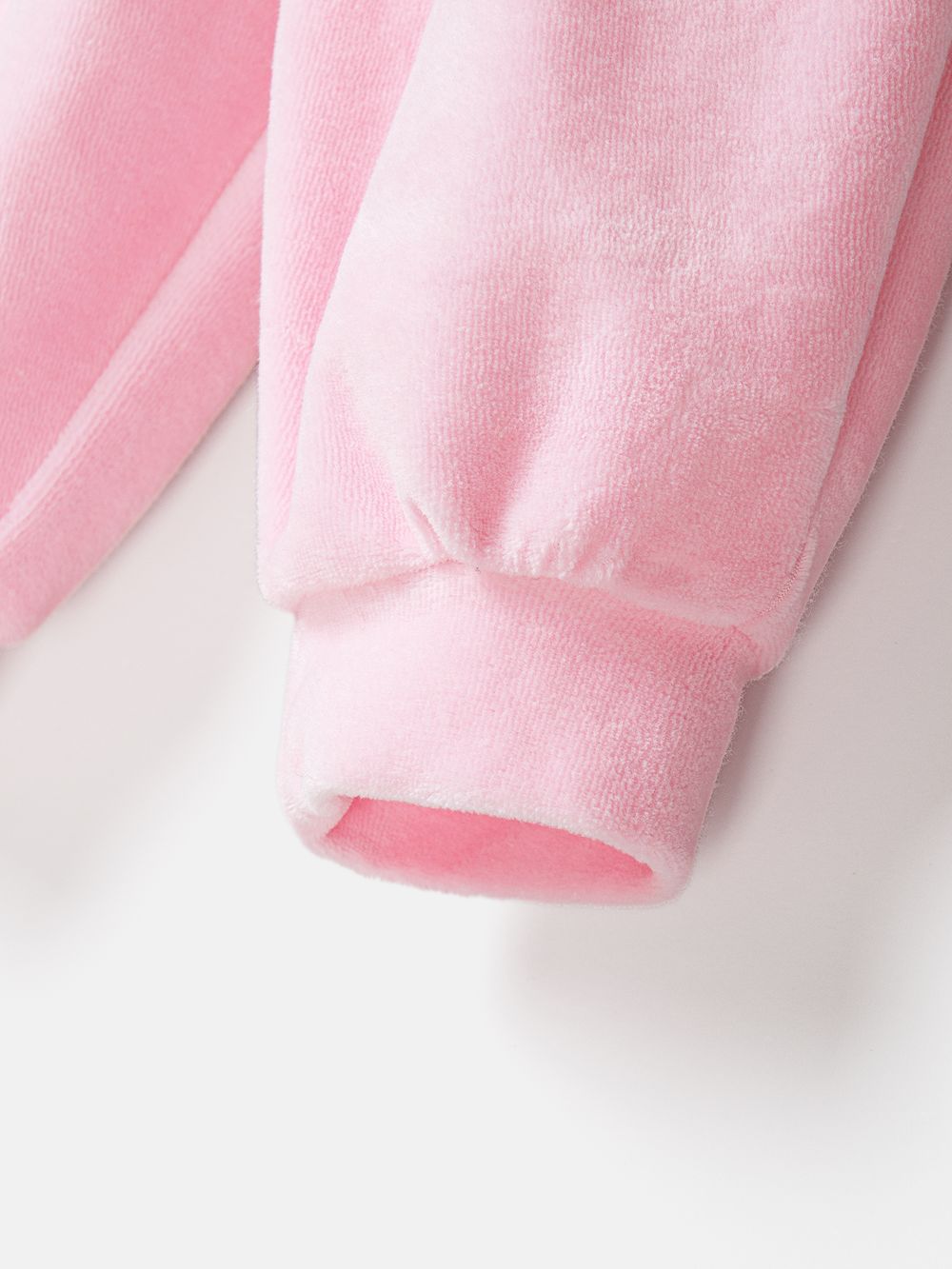 Брюки из велюра "Розовые" 0+