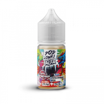 Жидкость PODONKI ALFA VAPE NEW Salt 2% ULTRA 30 ml - Апельсиновый Фреш