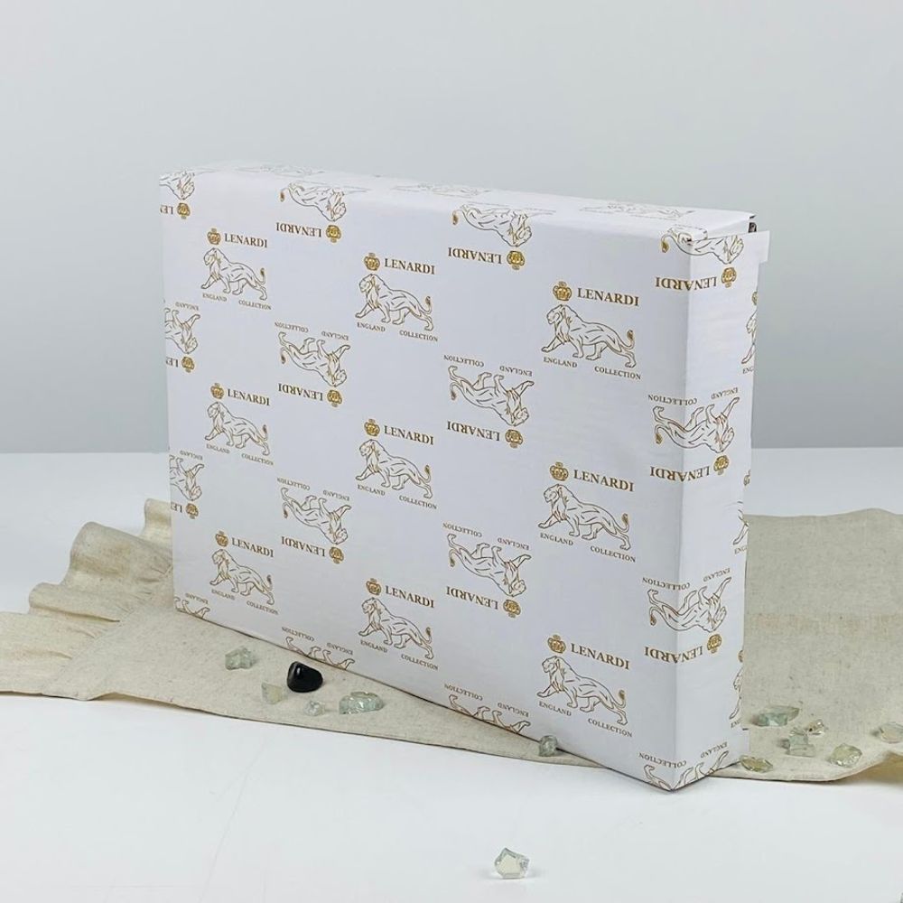 Lenardi 305-303 Набор из 2 прямоугольных блюд 30,5х20,5х3см ВАНЕССА СЕРЕБРО в под.уп.(х8)Фарфор