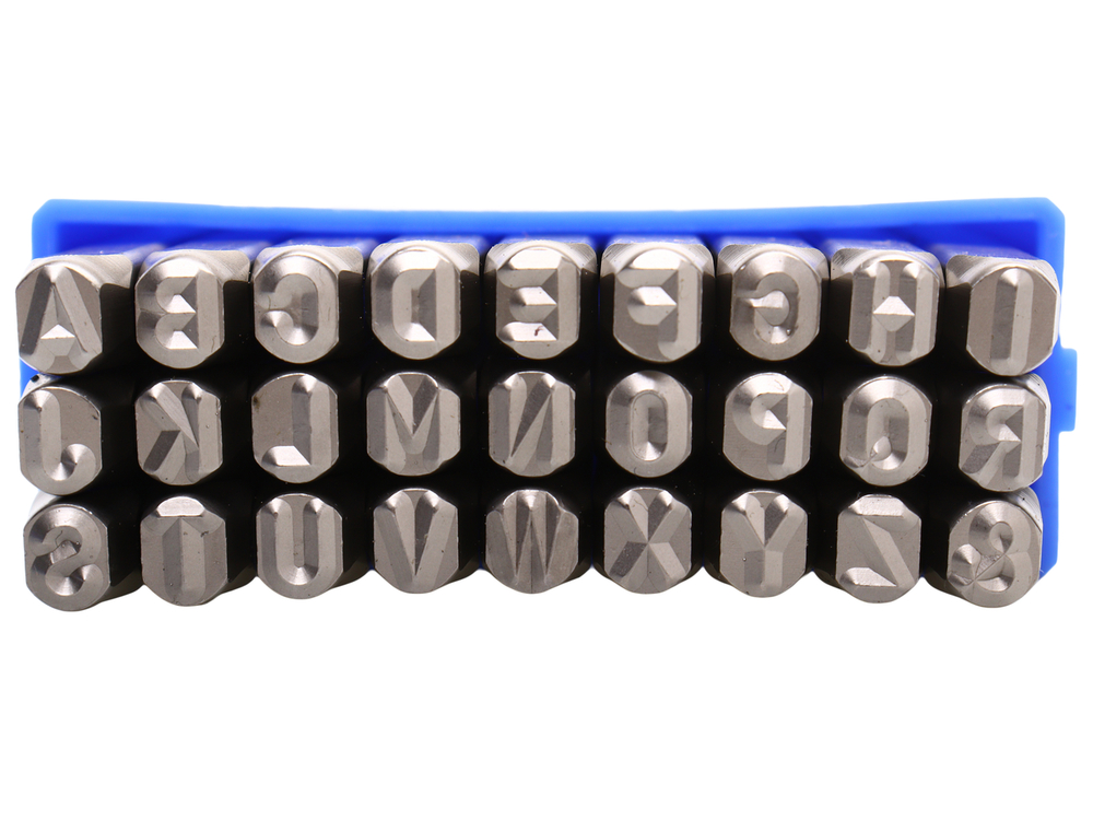 JTC-7247 - Клейма буквенные латиница 5мм (HRC 60+-2° DIN 1451) (старый артикул JTC-JW0914-5) JTC -