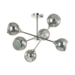 4530/6C COMFI LN21 000 хром, дымчатый Люстра потолочная E27 6*60W 220V SANDRA