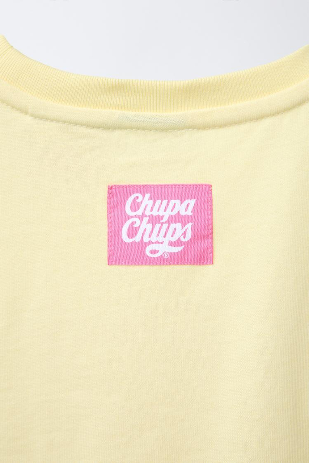 ZARA ФУТБОЛКА С НАШИВКОЙ CHUPA CHUPS®, ЖЕЛТЫЙ