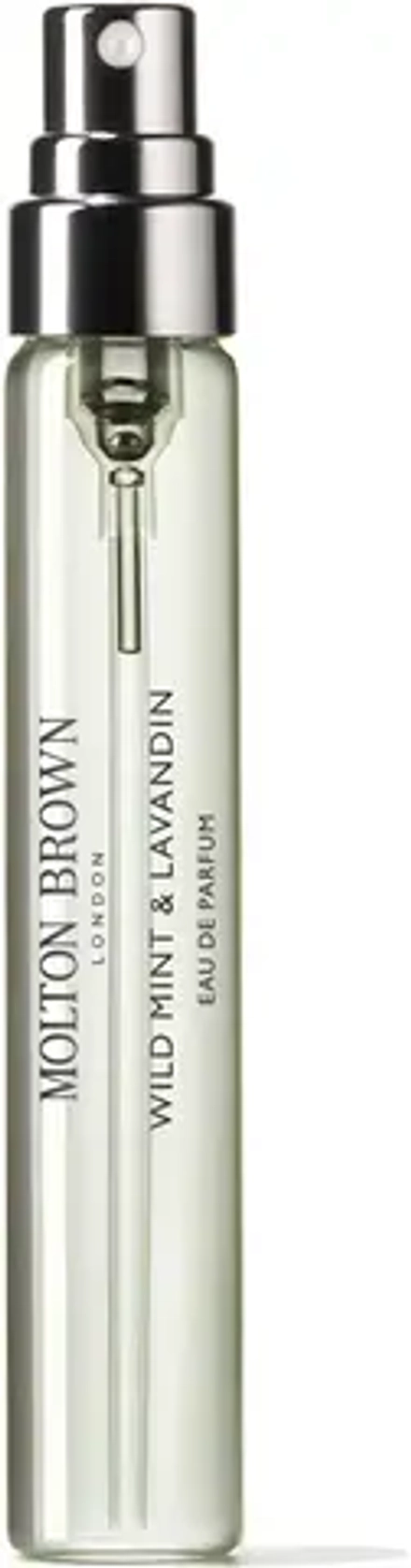 Уникальная ароматическая композиция Wild Mint & Lavandin Eau de Parfum Travel Case Refill от Molton Brown с освежающими нотами ментола и лаванды, объем 30 мл.