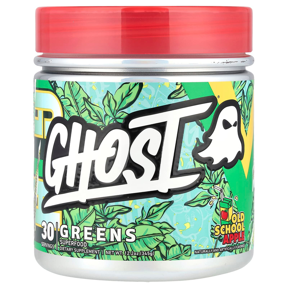 Ghost, Greens, олдскульное яблоко, 345 г (12,2 унции)