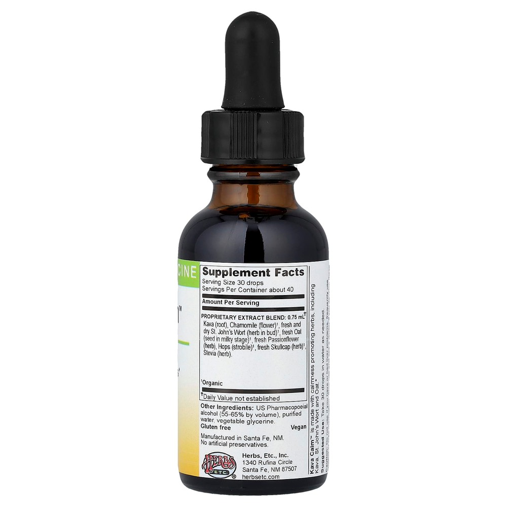 Herbs Etc., Kava Calm™, 30 мл (1 жидк. унция)