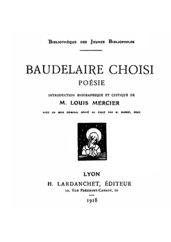 Baudelaire Choisi Poésie | Charles Baudelaire