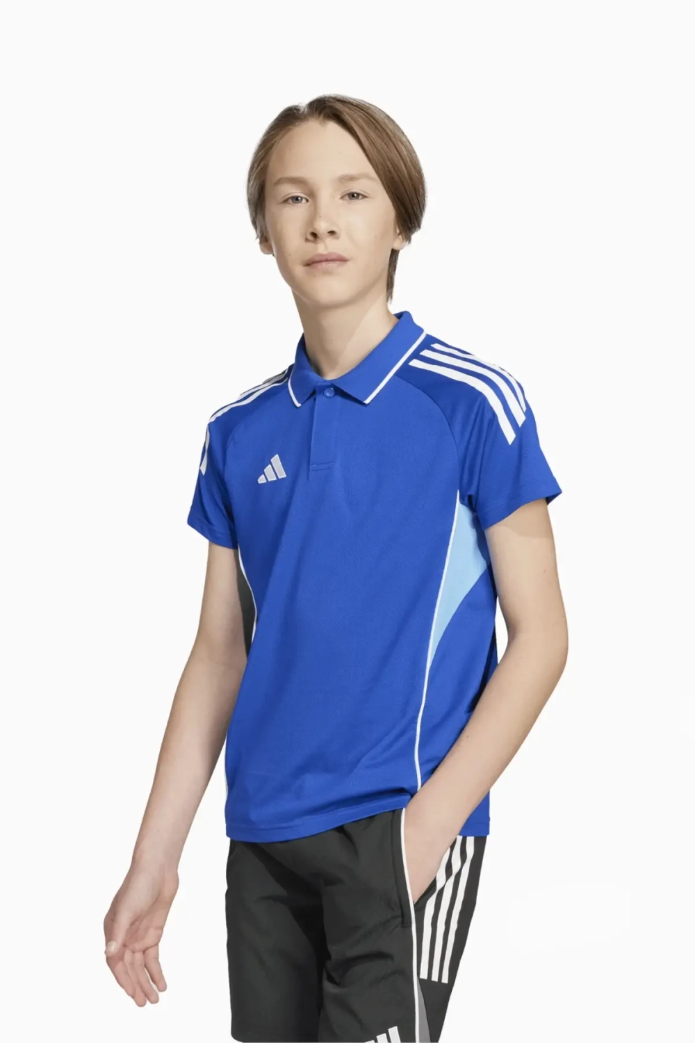 Футболка adidas Tiro 25 Competition Polo Junior - синий