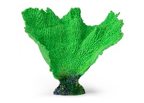 Кр-1424 Коралл веер зеленый 17*7*15