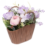 Цветы искусственные в корзине