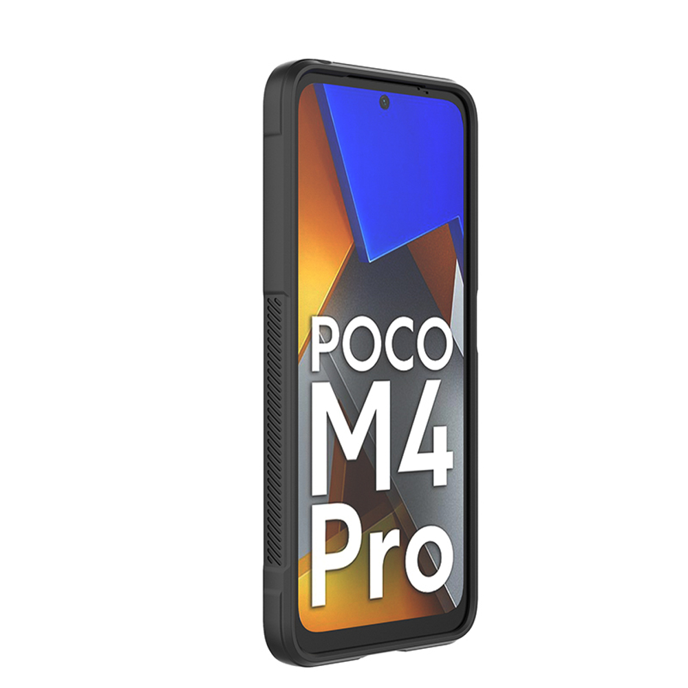 Противоударный чехол Flexible Case для Xiaomi Poco M4 Pro 4G