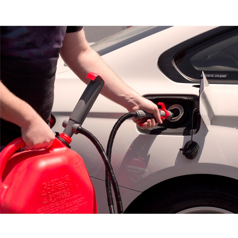 Насос TREP01 для бензина на батарейках с пистолетом (9 л/мин)