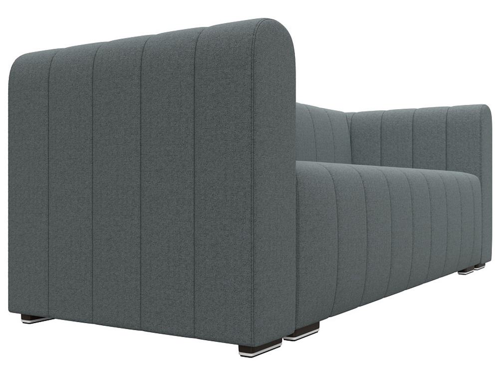 Диван прямой Лига-073 РОГОЖКА Амур 07 серый