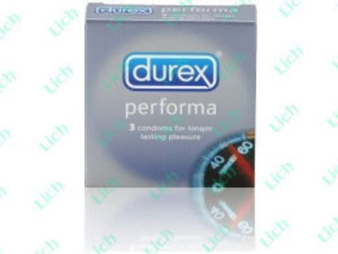 Презервативы для продления удовольствия DUREX  PERFORMA, 3 шт.