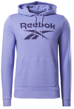 Мужская теннисная кофта Reebok Identity Big Logo Hoodie M - hyper purple
