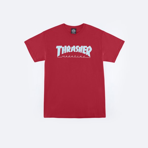 Футболка Thrasher Outlined (cardinal) артикул: - купить в магазине Дайс