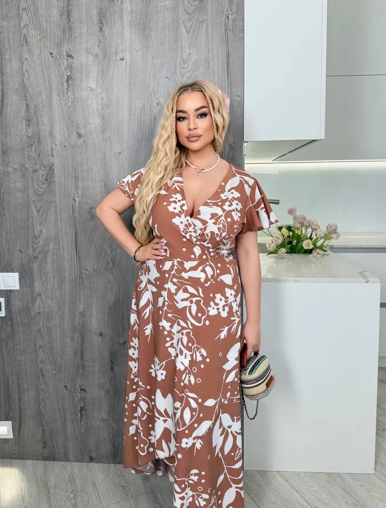 Платье на запах УК-1964-14 Фабрика Моды