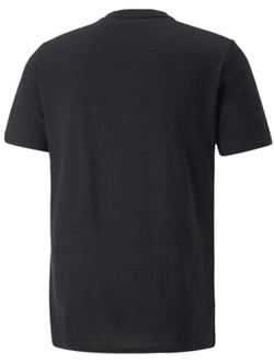 Теннисная футболка Puma Train Jacquard Short Sleeve Tee - puma black
