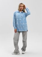 Рубашка Вселенная Виотекс ГОЛУБОЙ (Акция)