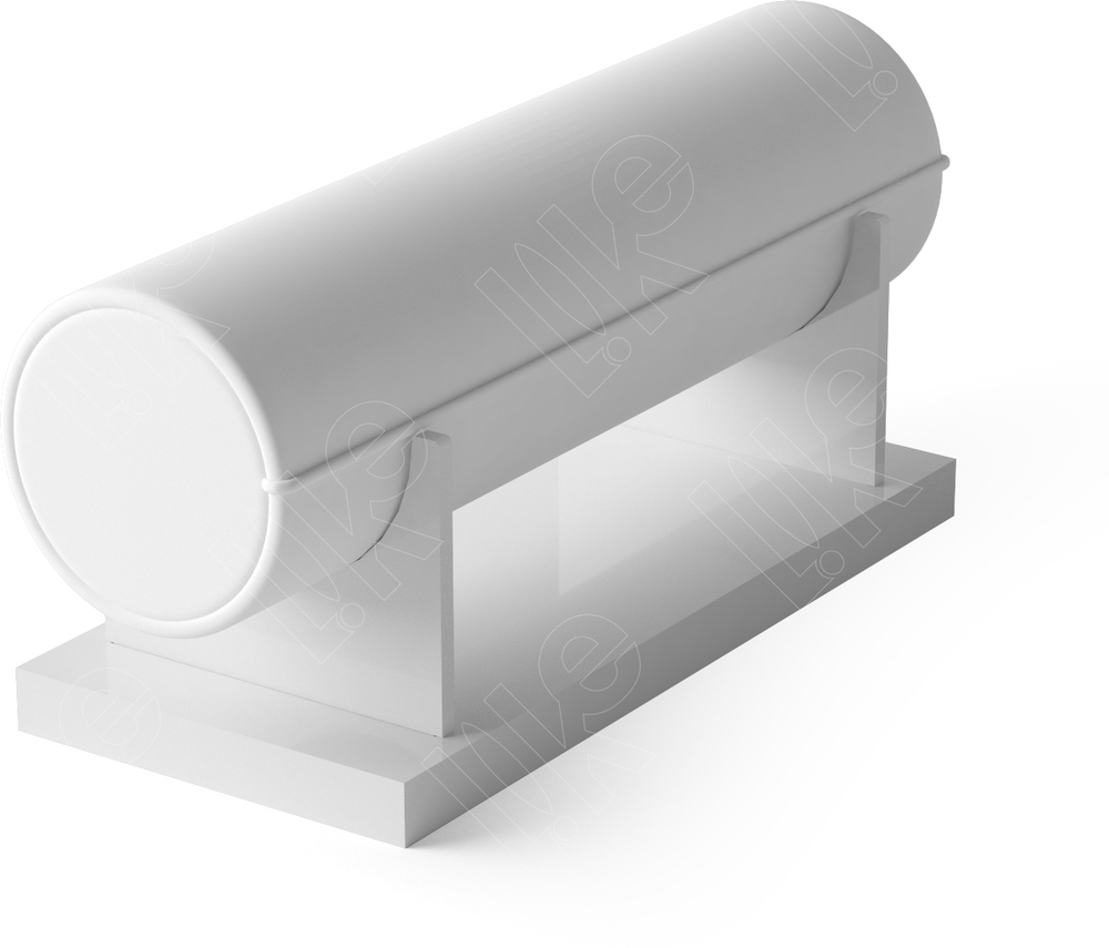 Подставка акриловая для браслетов/съемный валик d-50 мм./ф.№6 (резинка)