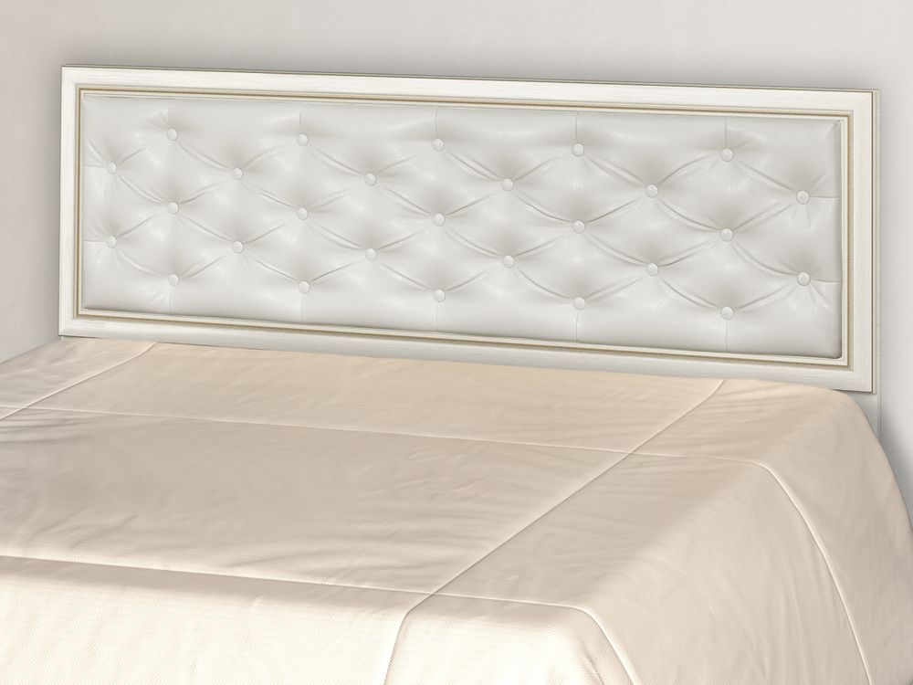 Виктория Кровать 1600 мягкое изголовье без орт.осн.