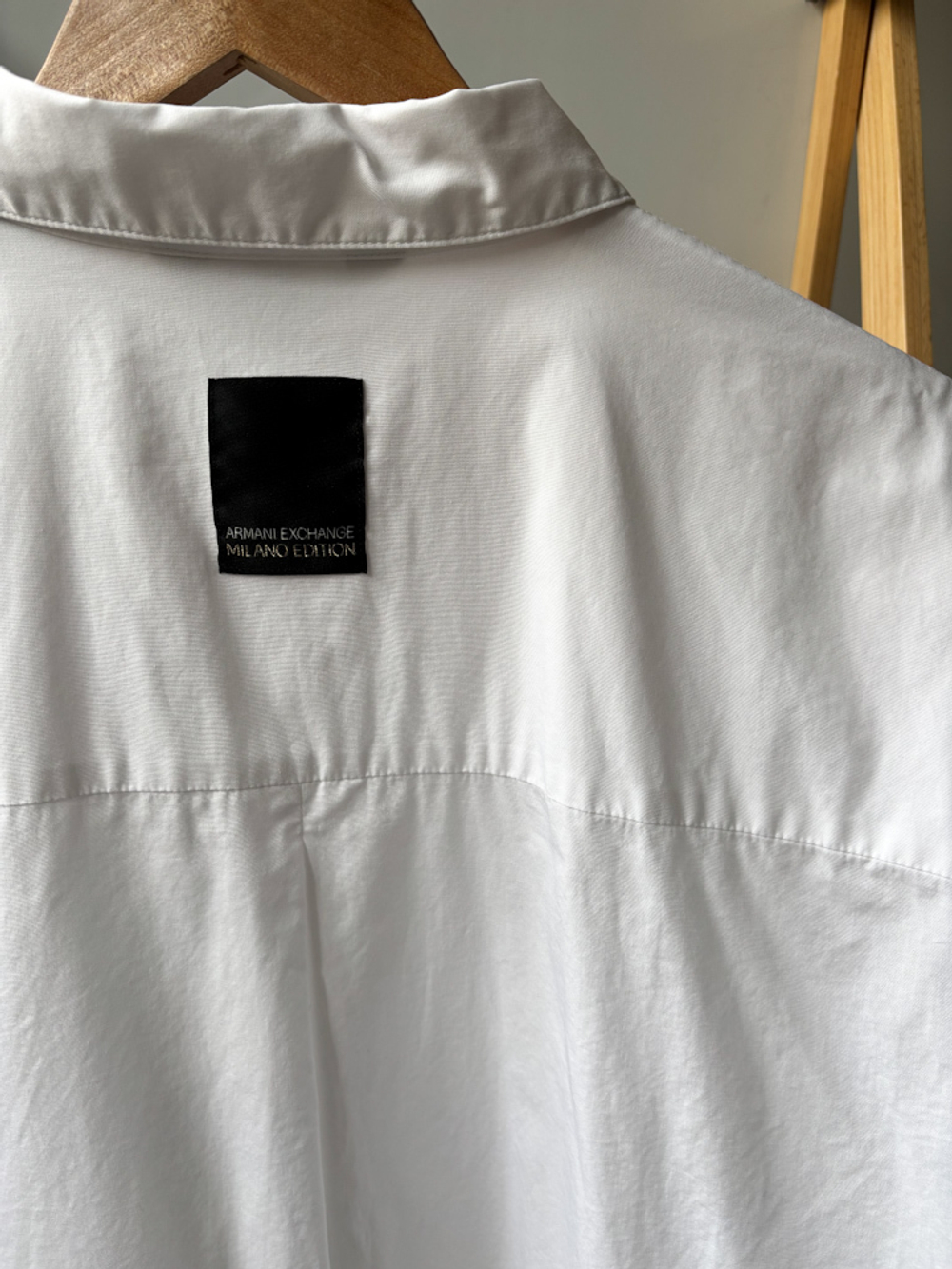 Хлопковая рубашка Armani Exchange, L