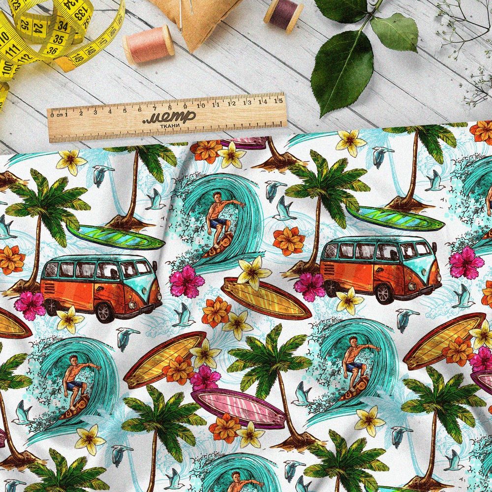 Ткань габардин пляж и серфинг