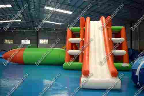 Катапульта Блоб с вышкой «Аква энергия» 12×3,5×4 м, блоб 6×2 м