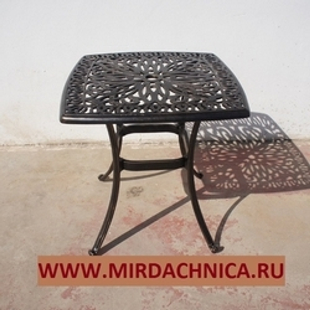 Кофейный стол из литого алюминия МИЛАН «MILAN»