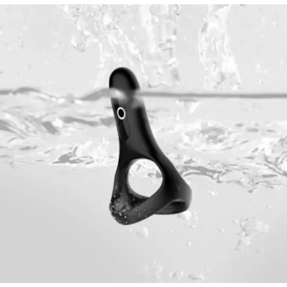 Виброкольцо Magic Motion Rise темно-зелёное