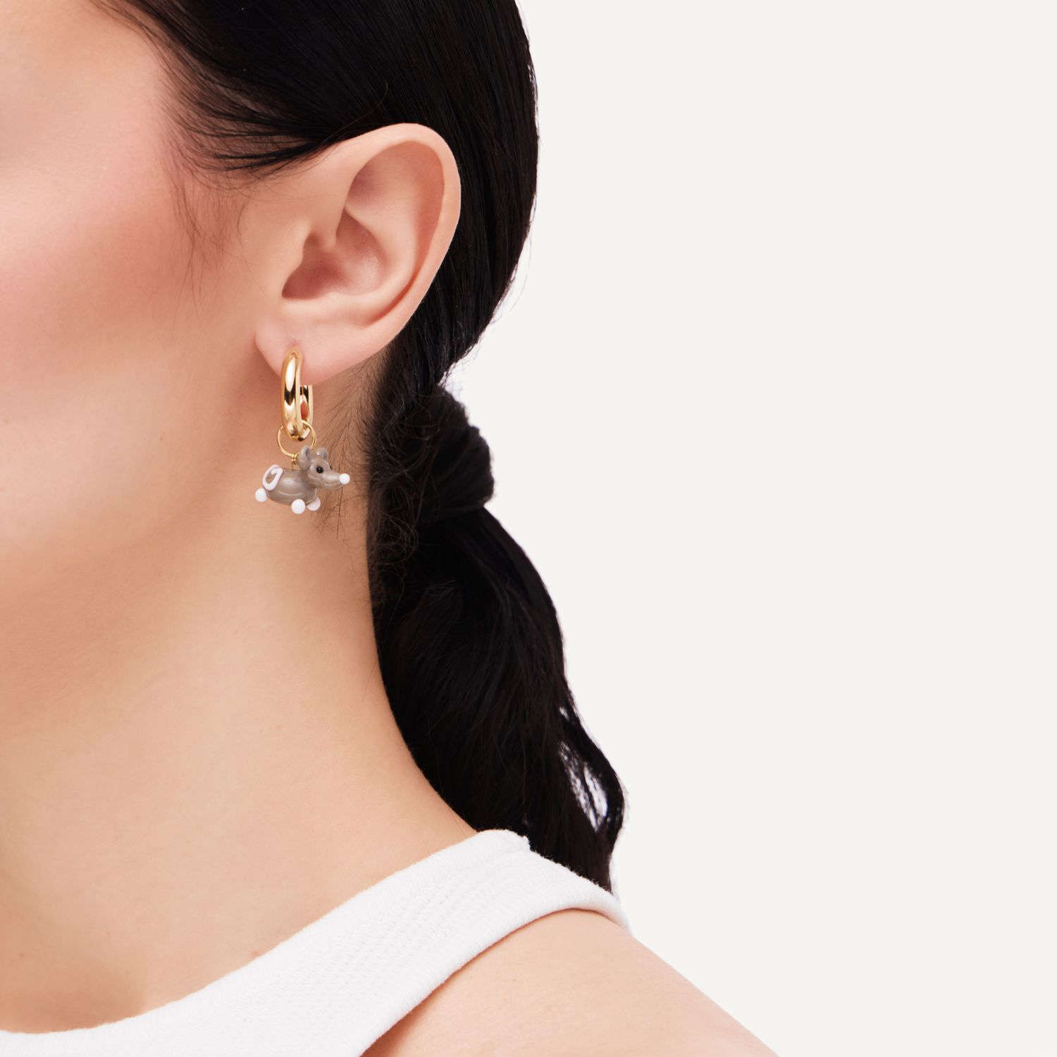 Серьги Favorite Fluffy Earrings - Rat