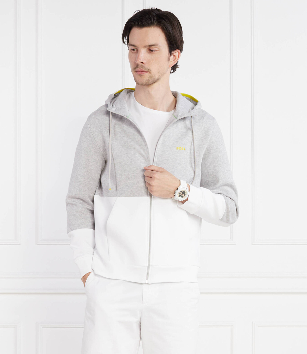 Худи Saggy BOSS GREEN - серый(50493495)