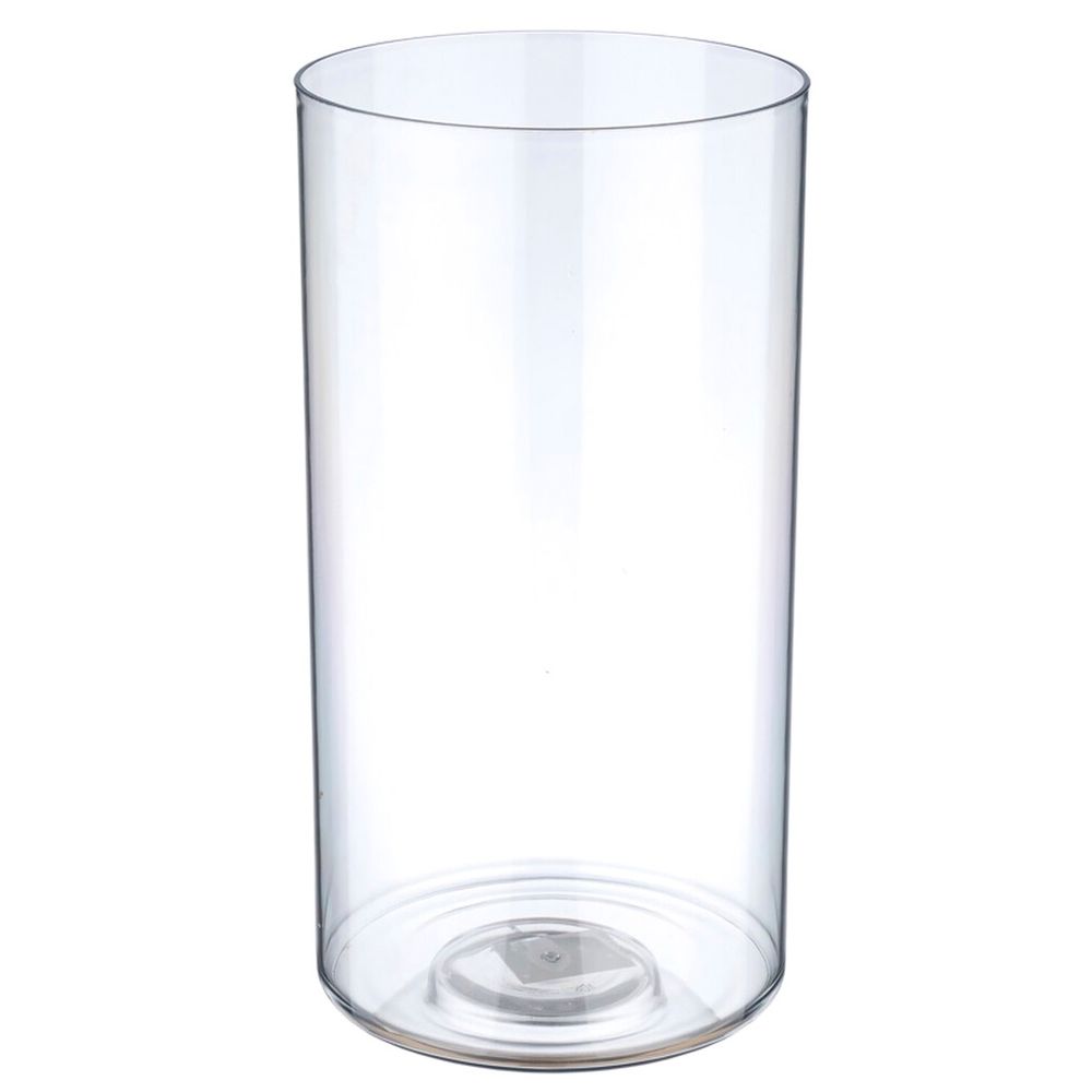 Вазон "Round" (пластик) D20xH50см (Прозрачный)