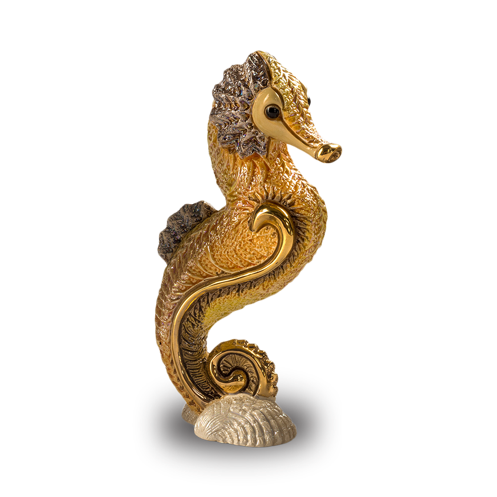 De Rosa Rinconada Статуэтка коллекционная Морской Конек оранжевый