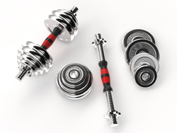 Набор гантелей UNIX Fit в кейсе 30 кг