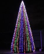 уличная гирлянда "Классик" цветная