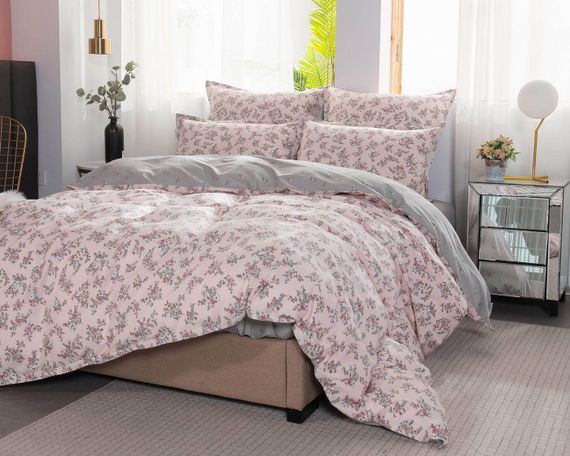 Валентина (персик) КПБ сатин 1.6