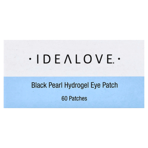 Idealove, Eye Admire, гидрогелевые патчи для глаз с чёрным жемчугом, 60 шт.