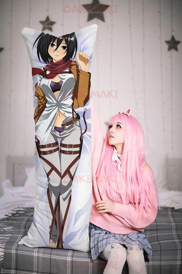 Дакимакура Микаса Аккерман арт. 0173