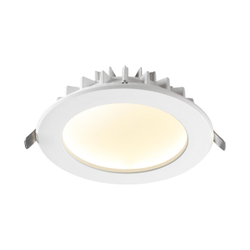 358806 SPOT NT21 494 белый Светильник встраиваемый светодиодный IP20 LED 12W 960Лм 3000K 100-240V GESSO