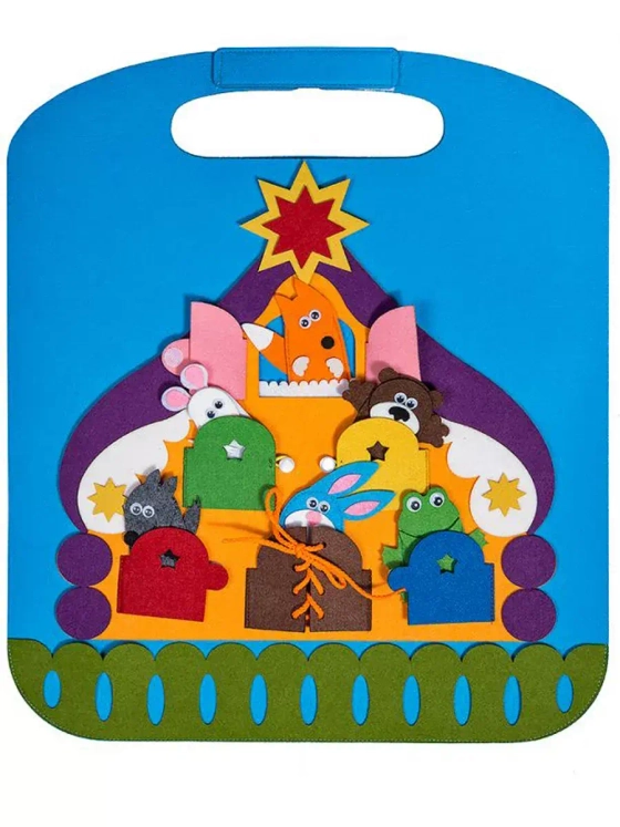 Дорожный коврик из фетра Теремок Ф110