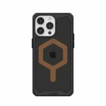 Чехол с поддержкой MAGSAFE Uag Plyo для iPhone 15 Pro 6.1", цвет черный/бронза (Black/Bronze)