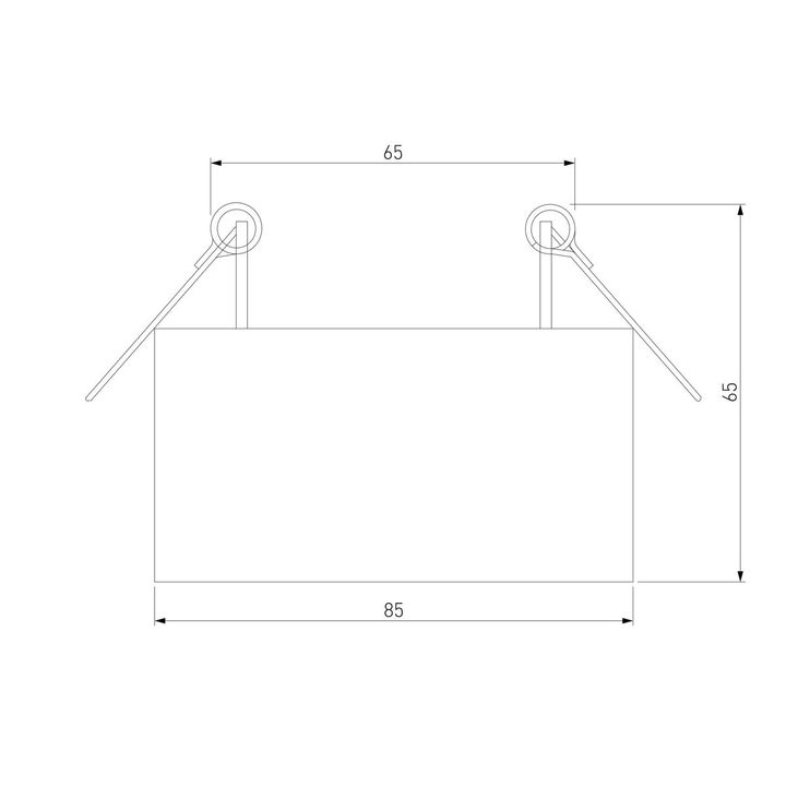 Встраиваемый светодиодный светильник Elektrostandard Glam 25095/LED a065708