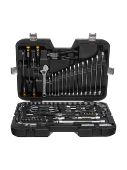 Набор инструментов Inforce 101 предмет 1/2 дюйма и 1/4 дюйма, Сталь Cr-V, Профессиональный, 06-07-15