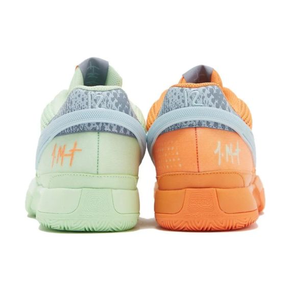 NIKE Ja 1 Баскетбольные кроссовки Низки Зеленые и оранжевые Мужские