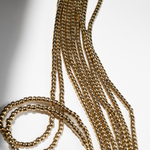 Гематин (гематит), оттенок "Золото", бочонок 3*4мм