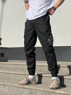 Брюки BLK CROWN Tag Logo Black